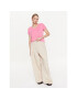 Moss Copenhagen Тишърт 17627 Розов Basic Fit - Pepit.bg