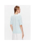 Moss Copenhagen Тишърт Tiffa 17329 Син Regular Fit - Pepit.bg