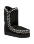 Mou Обувки Eskimo 24 With Cross Stitch FW101022A Черен - Pepit.bg
