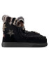 Mou Обувки Eskimo Sneaker Star Patch&Mink FW111006A Черен - Pepit.bg