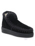 Mou Обувки Sneaker Monochrome SW211021O Черен - Pepit.bg