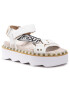 Mou Сандали New Bio Sandal Side Logo SW271006N Бял - Pepit.bg