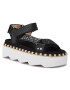 Mou Сандали New Bio Sandal Side Logo SW271006N Черен - Pepit.bg