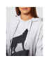 Mr. GUGU & Miss GO Суитшърт Unisex Shadow Of Wolf Сив Regular Fit - Pepit.bg