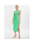 MSGM Лятна рокля 3441MDA61 237120 Зелен Slim Fit - Pepit.bg