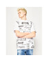 MSGM Тишърт 2840MM101 207098 Бял Regular Fit - Pepit.bg