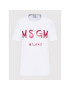 MSGM Тишърт 3241MDM510 227298 Бял Regular Fit - Pepit.bg