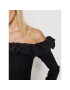 NA-KD Блуза Off Shoulder 1018-006810-0002-581 Черен Slim Fit - Pepit.bg