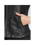 NAF NAF Кожено яке Clim DNL1Z Черен Regular Fit - Pepit.bg