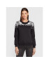 NAF NAF Суитшърт Oline THNS16A Черен Regular Fit - Pepit.bg