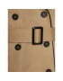NAF NAF Тренч Bibani 1 YHNK25 Бежов Regular Fit - Pepit.bg