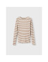 NAME IT Блуза 13206674 Бежов Slim Fit - Pepit.bg