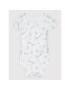 NAME IT Детско боди 13202134 Бял Regular Fit - Pepit.bg
