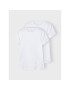 NAME IT Комплект 2 тишъртки 13209164 Бял Slim Fit - Pepit.bg
