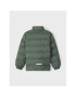 NAME IT Пухено яке 13219023 Зелен Regular Fit - Pepit.bg