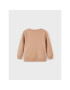 NAME IT Суитшърт 13206766 Кафяв Regular Fit - Pepit.bg
