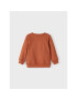 NAME IT Суитшърт 13206787 Кафяв Regular Fit - Pepit.bg