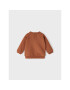 NAME IT Суитшърт 13206861 Кафяв Regular Fit - Pepit.bg