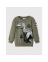 NAME IT Суитшърт JURASSIC WORLD 13205225 Зелен Regular Fit - Pepit.bg