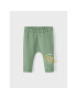 NAME IT Текстилни панталони 13215629 Зелен Regular Fit - Pepit.bg