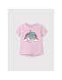 NAME IT Тишърт 13202889 Розов Regular Fit - Pepit.bg