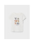 NAME IT Тишърт 13203205 Бял Regular Fit - Pepit.bg