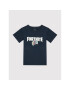 NAME IT Тишърт 13203773 Тъмносин Regular Fit - Pepit.bg