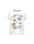NAME IT Тишърт 13216932 Бял Loose Fit - Pepit.bg