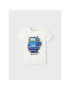NAME IT Тишърт 13221201 Бял Regular Fit - Pepit.bg