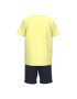 NAME IT Комплект тишърт и спортни шорти 13213261 Жълт Regular Fit - Pepit.bg