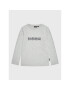 Napapijri Блуза S-Box NP0A4GNI S Сив Regular Fit - Pepit.bg