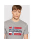 Napapijri Тишърт Sench NP0A4FRR Сив Regular Fit - Pepit.bg