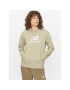 New Balance Суитшърт Essentials Stacked Logo Hoodie WT31533 Зелен Regular Fit - Pepit.bg