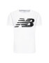 New Balance Тишърт Classics Tee MT03919 Бял Athletic Fit - Pepit.bg
