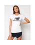 New Balance Тишърт Esse St Logo Tee NBWT9154 Бял Slim Fit - Pepit.bg