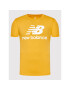 New Balance Тишърт Essential Logo MT01575 Жълт Athletic Fit - Pepit.bg