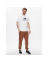 New Balance Тишърт Essentials Stacked Logo MT31541 Бял Relaxed Fit - Pepit.bg