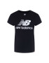 New Balance Тишърт Essentials Stacked Logo Tee WT91546 Черен Athletic Fit - Pepit.bg