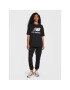 New Balance Тишърт Essentials Stacked Logo WT03519 Черен Oversize - Pepit.bg