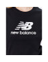 New Balance Тишърт Essentials Stacked Logo WT31546 Черен Athletic Fit - Pepit.bg