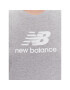 New Balance Тишърт Essentials Stacked Logo WT31546 Сив Athletic Fit - Pepit.bg