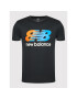 New Balance Тишърт Graphic MT11071 Черен Athletic Fit - Pepit.bg