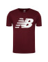 New Balance Тишърт MT03919 Бордо Regular Fit - Pepit.bg