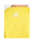 New Balance Тишърт MT23502 Жълт Relaxed Fit - Pepit.bg