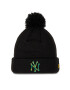 New Era Шапка Infill Bobble Nyy 60364335 Черен - Pepit.bg