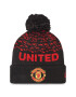 New Era Шапка Manchester United Marl Bobble 60284478 Черен - Pepit.bg