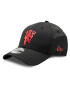 New Era Шапка с козирка Manchester United Quill Tech 39Thirty 60284482 Черен - Pepit.bg