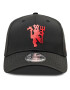 New Era Шапка с козирка Manchester United Quill Tech 39Thirty 60284482 Черен - Pepit.bg