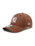 New Era Шапка с козирка New York Yankees Houndstooth 9Forty 60184649 Кафяв - Pepit.bg