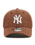 New Era Шапка с козирка New York Yankees Houndstooth 9Forty 60184649 Кафяв - Pepit.bg